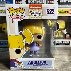 Funko Pop Rugrats Angelica Vinyl Figure with Purple and Yellow